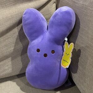 “New” Peeps Purple Plush Bunny Holiday Pillow
